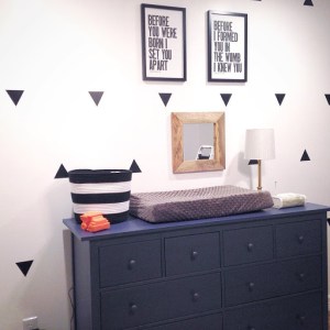 Monochromatic Twin Nursery | Liam + Rivan